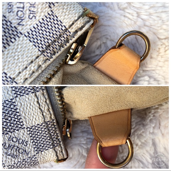 Authentic Louis Vuitton Damier Azur Saleya PM - Picture 8 of 10